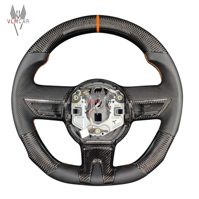 Auto Accessories Custom Carbon Fiber Steering Wheel With Leather For Chevrolet Camaro Racing Wheel Convertible